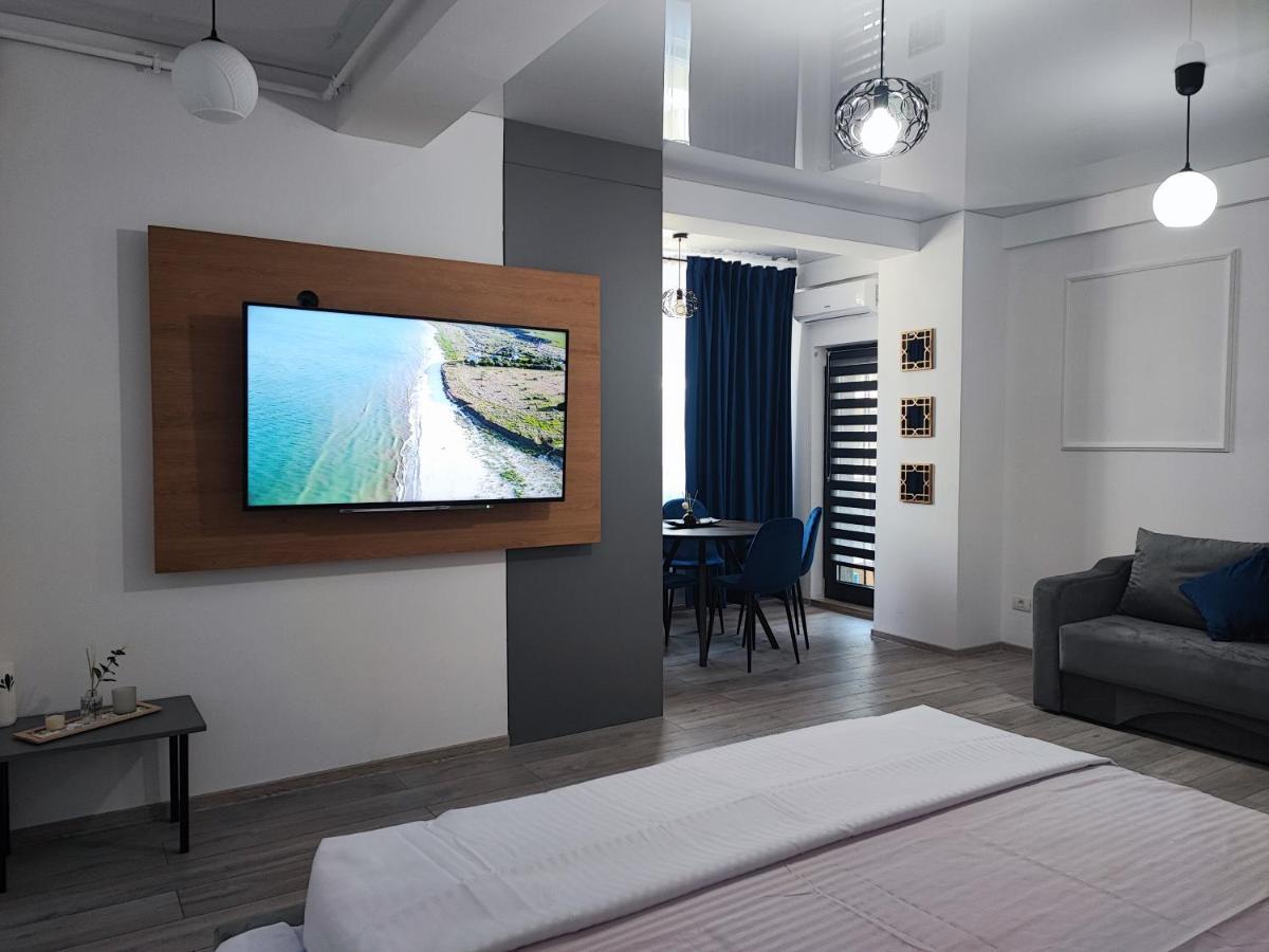 Apartament Studio Teo Blue In Mamaia Nord นาโวดาริ ภายนอก รูปภาพ