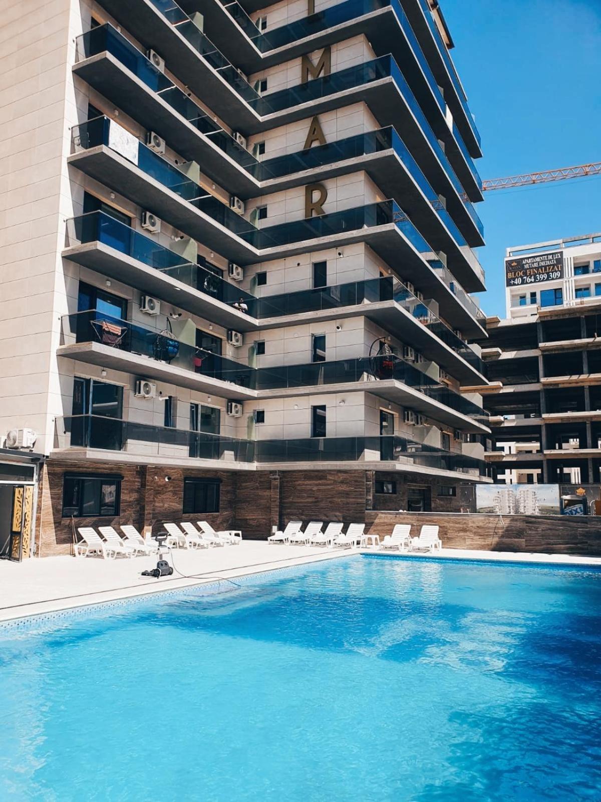 Apartament Studio Teo Blue In Mamaia Nord นาโวดาริ ภายนอก รูปภาพ